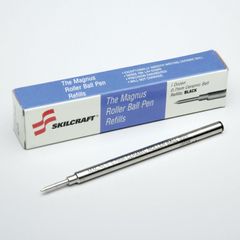 SKILCRAFT Executive Magnus Roller Ball Pen Refill - 0. 70 mm - Black