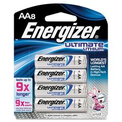 Eveready e2 Lithium General Purpose Battery - AA - Lithium (Li) - 1. 5 V DC - 8 / Pack
